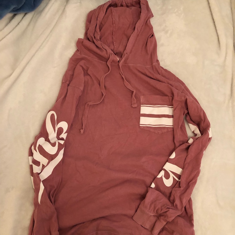 Pink lightweight hoodie!